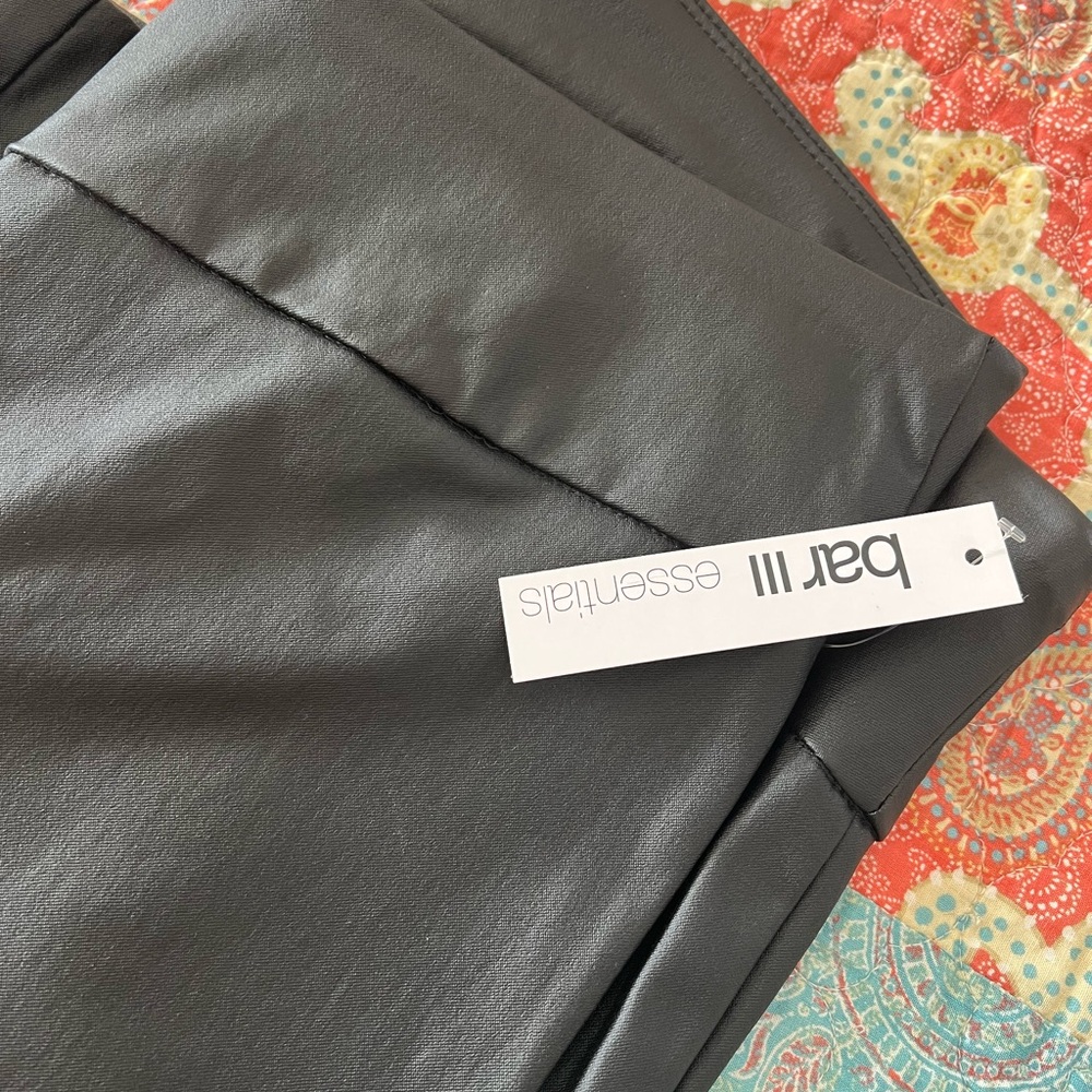 Bar III faux leather leggings